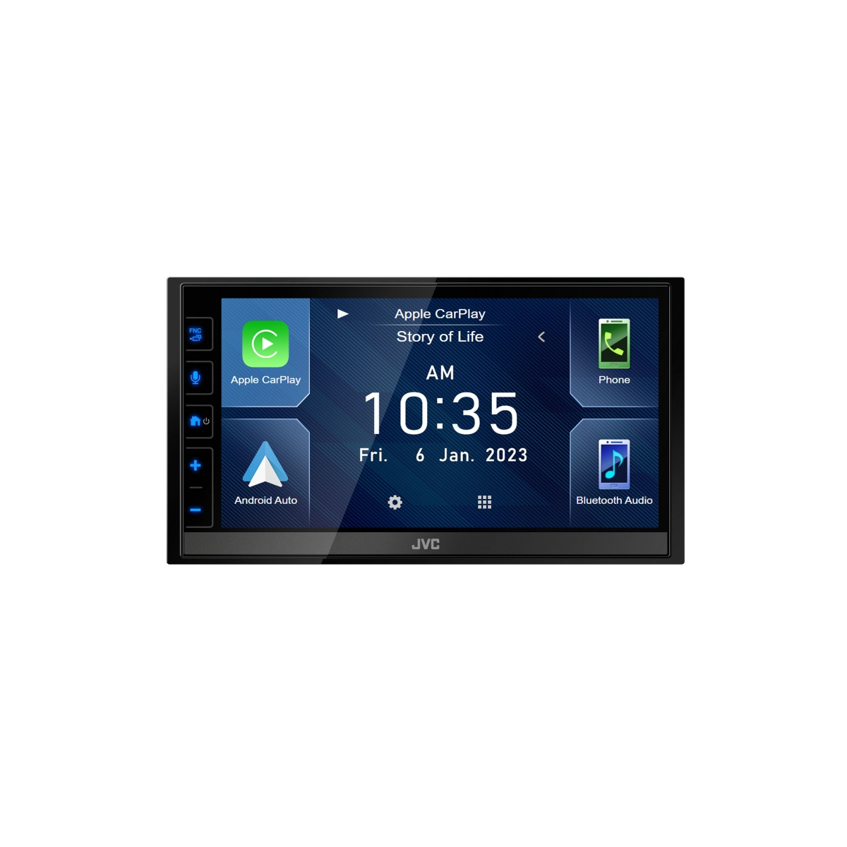 JVC Autoradio KW-M24BT, Touchscreen, Sprachsteuerung 